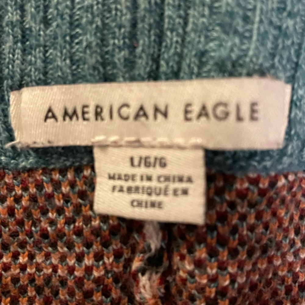 American Eagle Knit Polar Bear Print Leggings Size Large - Picture 6 of 11